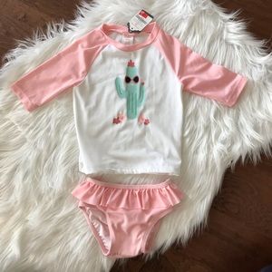 NWT Gymboree Cactus 18/24M Swimsuit Rashguard